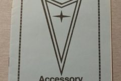 Accessory Price List Pontiac, GTO 1964