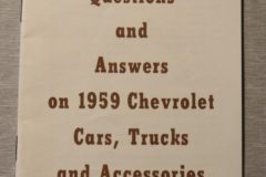 Frågor och Svar 1959 Chevrolet