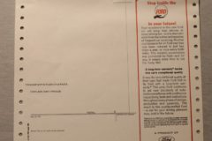 Window Sticker 1963 Ford