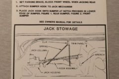 Jack Instruction Lincoln 1964