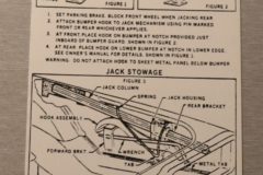 Jack Instruction T-Bird 1965