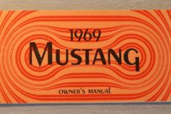 Instruktionsbok, Mustang 1969