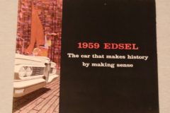 Försäljningsbroschyr Edsel 1959