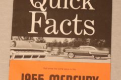 Försäljningsbroschyr Mercury 1955