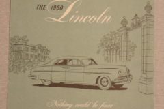 Försäljningsbroschyr Lincoln 1950
