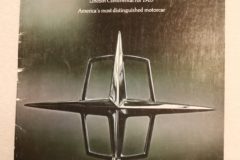 Försäljningsbroschyr Lincoln 1965