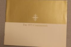 Försäljningsbroschyr 1975 Lincoln