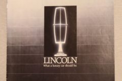 Försäljningsbroschyr Lincoln 1988