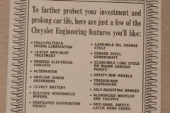 New Car Warrenty Window Sticker Mopar 1965