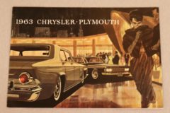 Försäljningsbroschyr Chrysler & Plymouth 1963
