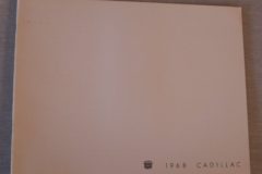 Försäljningsbroschyr Cadillac 1968