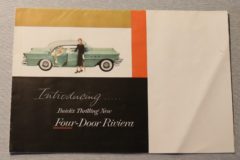Försäljningsbroschyr Buick Riviera 4 DHT 1955