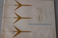 Försäljningsbroschyr Oldsmobile 1958