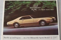 Försäljningsbroschyr Oldsmobile Sports Model 1966