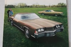 Försäljningsbroschyr Oldsmobile 1971