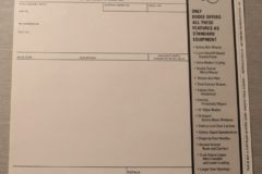 New Wehicle Window Price Sticker Dodge 1959