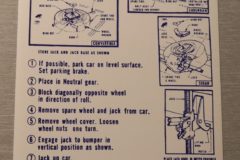 Jack Instruction Coronet, Belvedere 1970