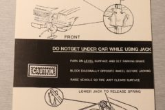 Jack Instruction Dart, Valiant 1975