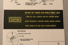 Jack Instruction Aspen, Valiant, Duster 1978-79