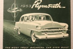 Försäljningsbroschyr Plymouth 1953