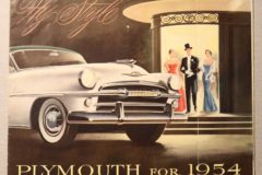 Försäljningsbroschyr Plymouth 1954