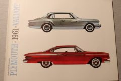 Försäljningsbroschyr Plymouth & Valiant 1961