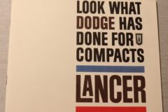 Försäljningsbroschyr Lancer 1961