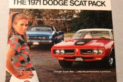 Försäljningsbroschyr Dodge Scat Pack 1971