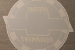 Special Equipment 8" Fönster Dekal Chevrolet