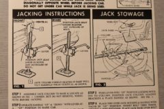 Jack Instruction (Reg) Chevy II 1962-63