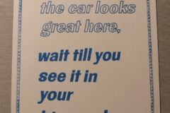 New Car Window Price Sticker Pontiac 1963-66