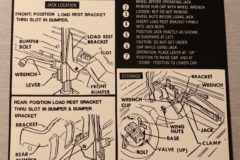 Jack Instruction Chevrolet 1970