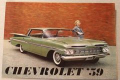 Försäljningsbroschyr Chevrolet 1959
