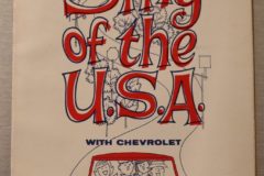 Försäljningsbroschyr Sånghäfte Chevrolet 1964