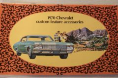 Optionsbroschyr Chevrolet 1970