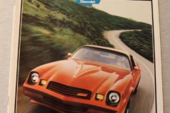 Försäljningsbroschyr Camaro 1980