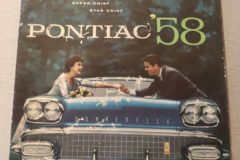 Försäljningsbroschyr Pontiac 1958