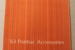 Försäljningsbroschyr Options Pontiac 1963