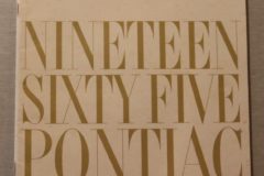 Försäljningsbroschyr Pontiac 1965