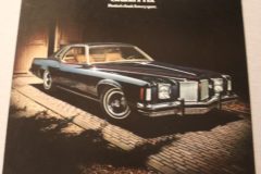 Försäljningsbroschyr Pontiac Grand Prix 1974