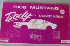 Mustang 1968 Body Manual