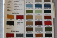 Färgkarta 1976 GM, Ford, Dodge Truck