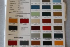 Färgkarta 1975 GM, Ford, Dodge Truck MFL.