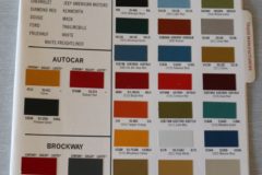 Färgkarta 1974 GM, Ford, Dodge Truck