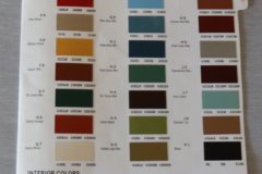 Färgkarta 1975 American Motors