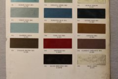 Färgkarta 1967 Rambler / American Motors