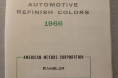 Färgkarta 1966 Rambler