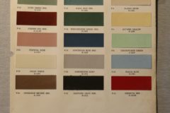 Färgkarta 1960 Rambler