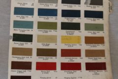 Färgkarta Chevrolet 1970