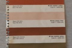 Färgkarta Edsel 1958